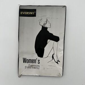 EVERSWE 3‎ Pairs 20D Women’s Sheer Tights With Reinforced Toes, Black Large.